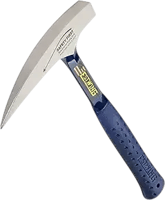 ESTWING Rock Pick - 22 oz Geology Hammer with Pointed Tip & Shock Reduction Grip - E3-22P