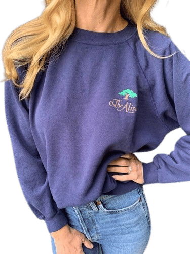 80s VINTAGE THE ALISAL RANCH CALIFORNIA LUXURY DUDE RANCH SWEATSHIRT SZ M COWBOY