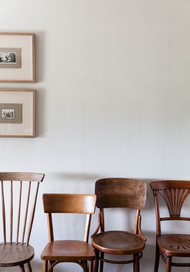 The magic of a kitchen chair