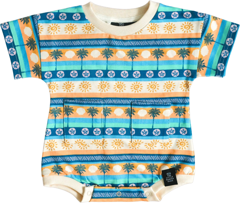 Vintage Tropix Bubble Romper