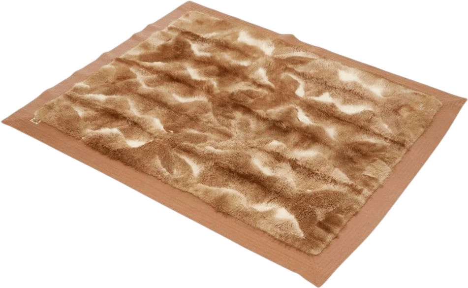 Guanaco Fur and Wool Blanket