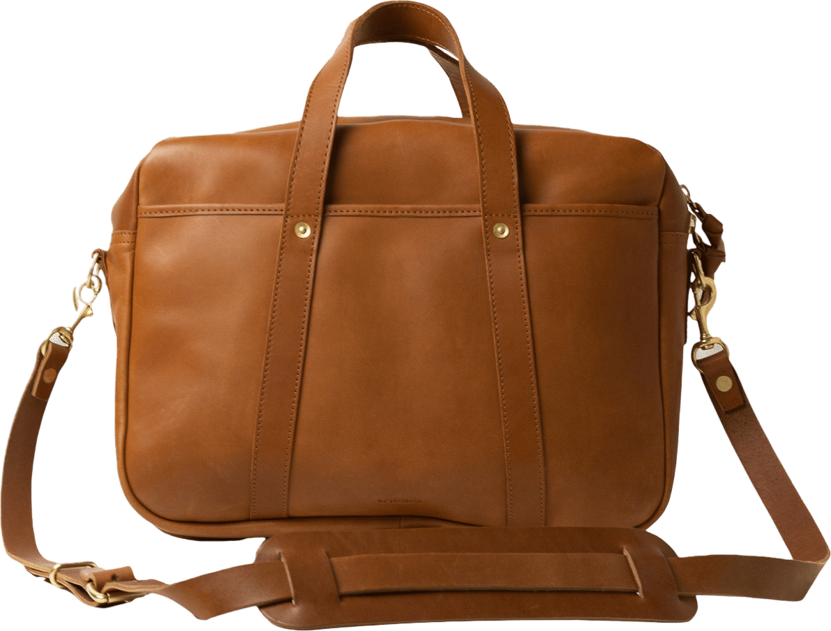 Woodward leather briefcase