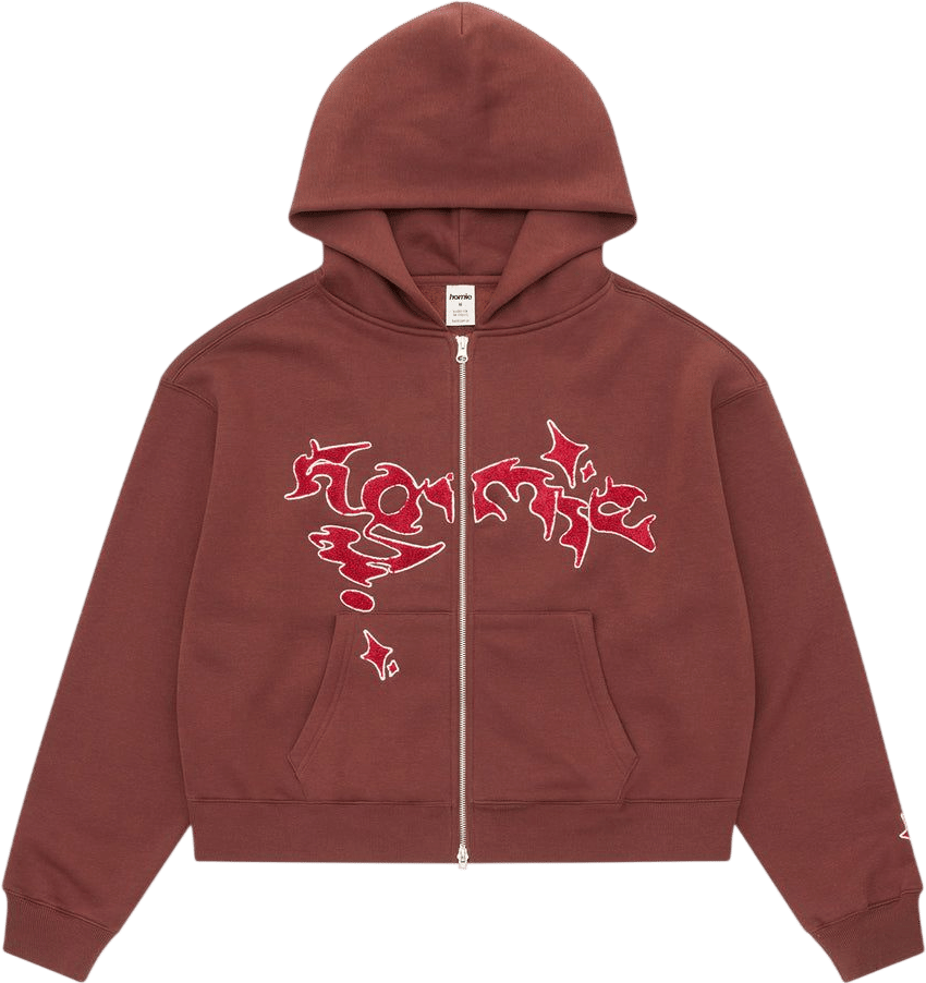 Shadow Zip Hoodie - Fondant