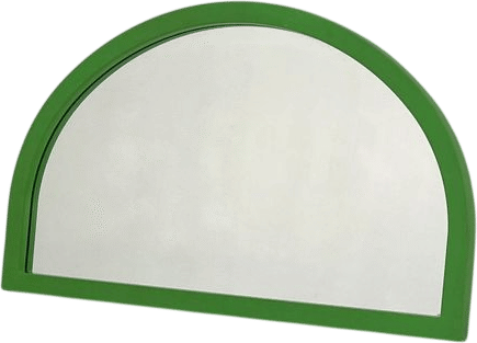 Green Frame Mirror by Anna Castelli Ferrieri for Kartell, 1980s