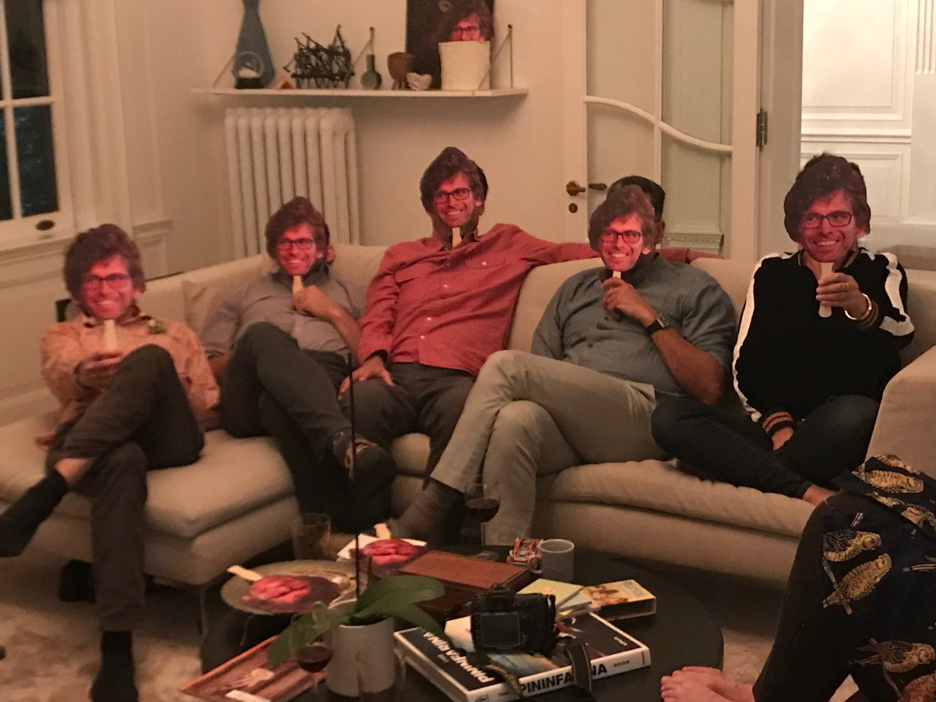 Making identical masks for a birthday party