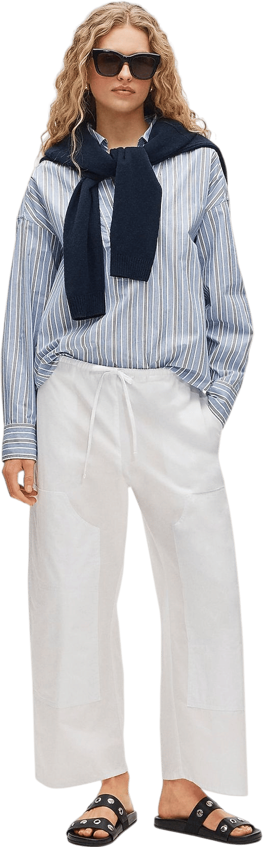 Luna Pant in Cotton Poplin