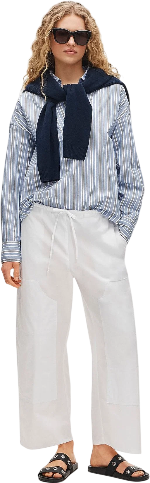 Luna Pant in Cotton Poplin