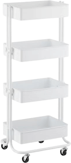 4-Tier Rolling Cart