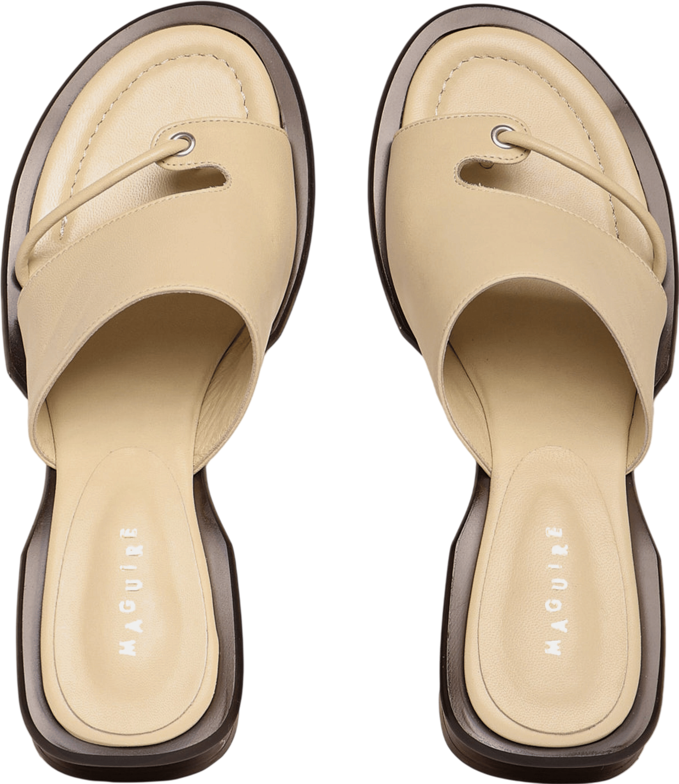 Maguire Shoes Mallorca Butter Flip Flop Sandal