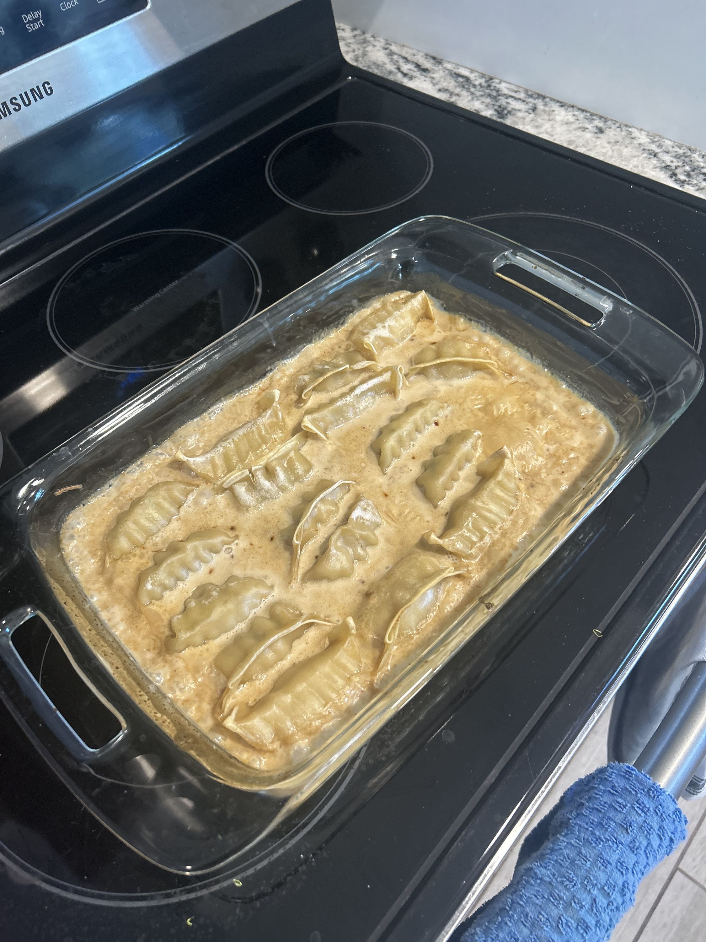 One-Pan Dumpling Bake Recipe