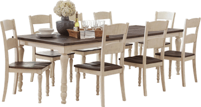 Dining Set in Vintage White