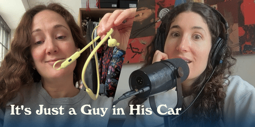 It's Just a Guy in His Car