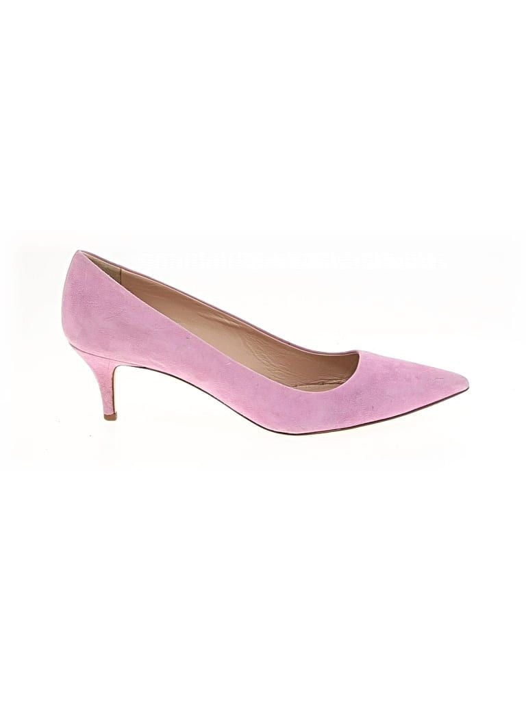 Pink Suede Heels