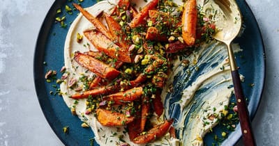Roasted Carrots With Whipped Tahini Recipe