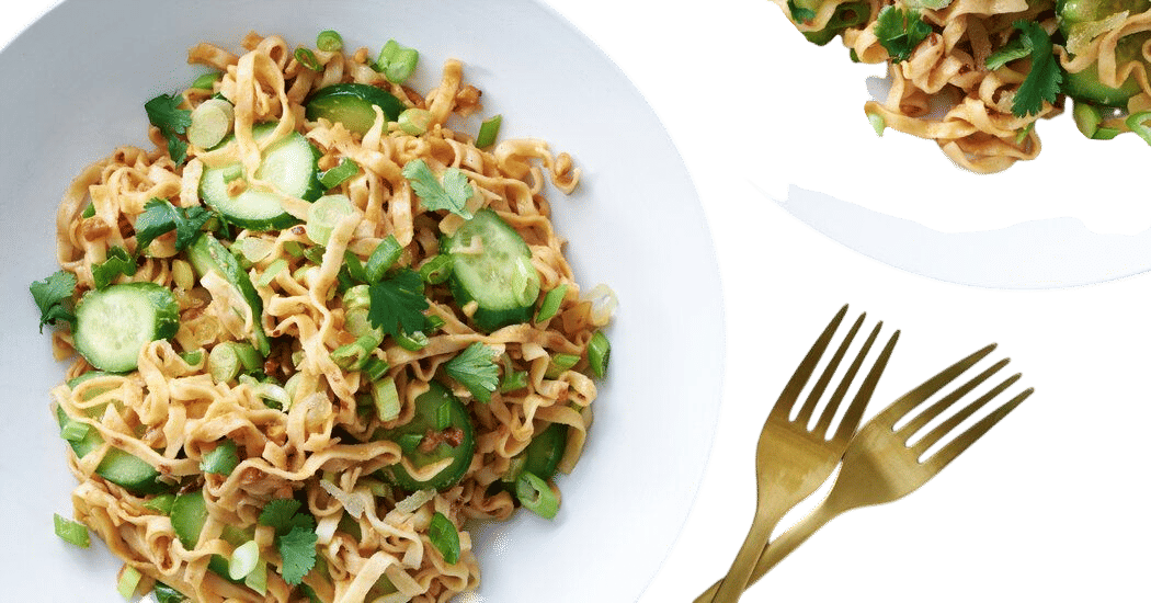 Cold Peanut Ginger Noodles Recipe
