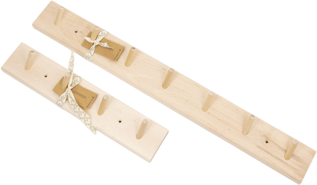Wooden Peg Rail