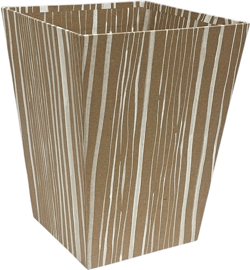 KRB Hand-Painted Waste Basket