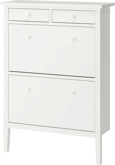 HEMNES Shoe Cabinet with 2 Compartments