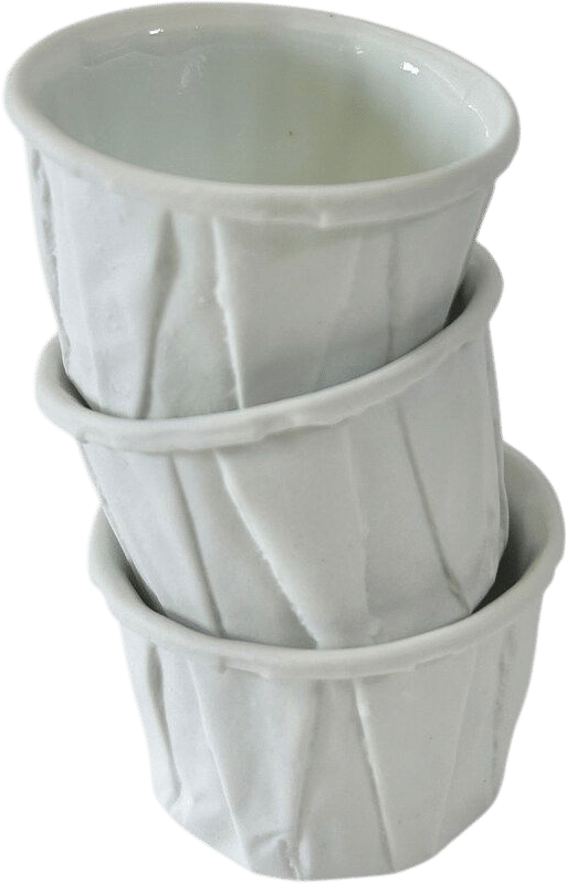Mini Ceramic Condiment Cups