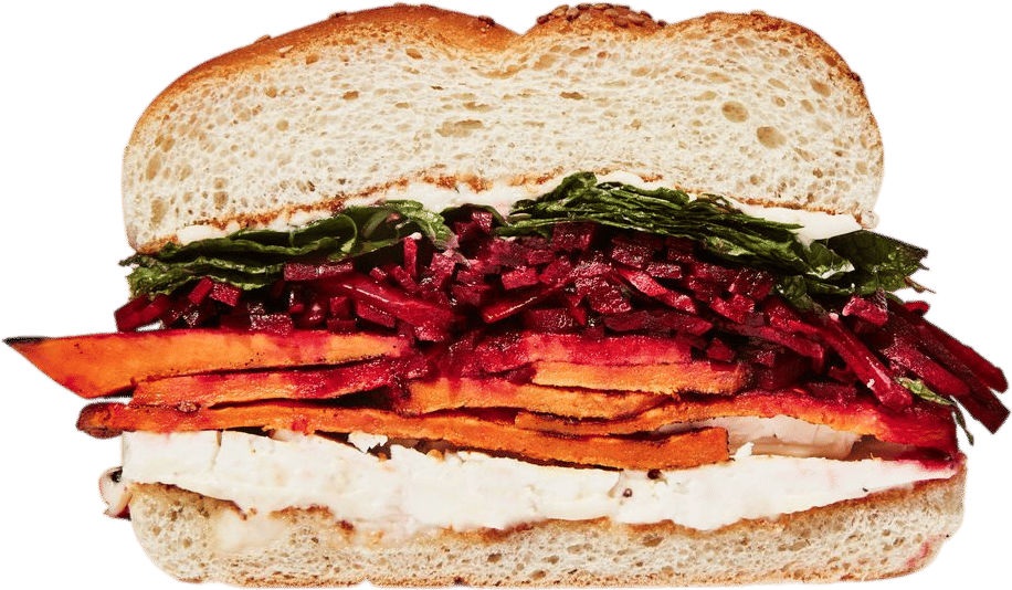 Spiced Sweet Potato Sandwich With Feta Recipe