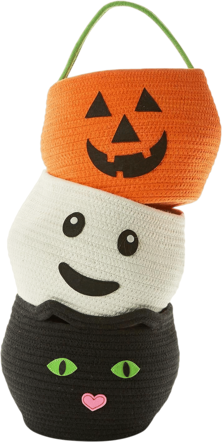 Halloween Cotton Rope Baskets
