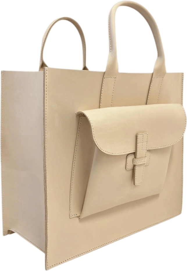 Sac 2 in Natural Veggie Tan