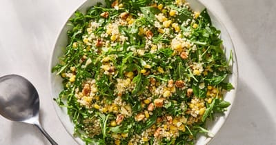 Quinoa Salad With Corn and Basil Recipe