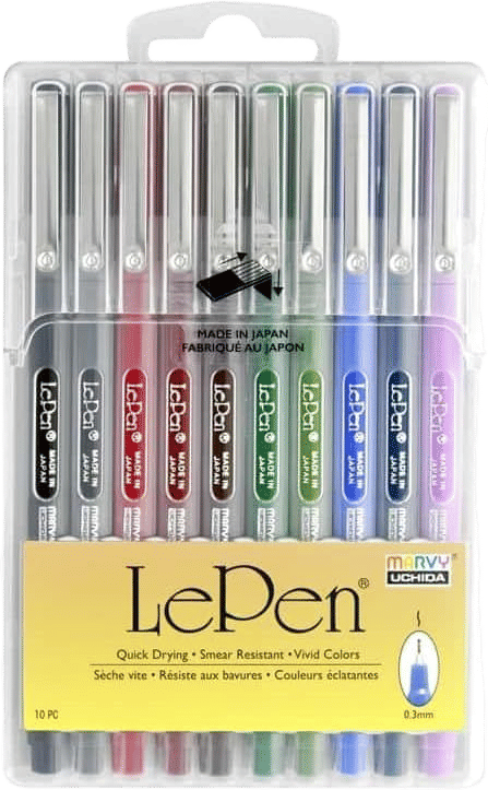 Uchida Le Pen Drawing Pen Set