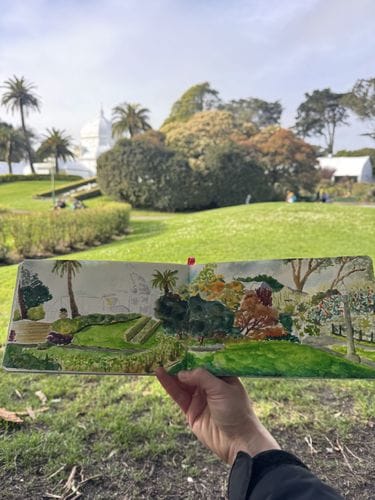 Painting outside
