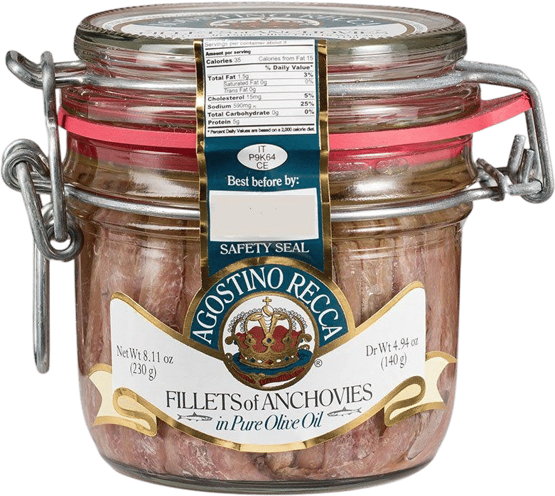 Agostino Recca Fillet of Anchovies (8.11 oz)