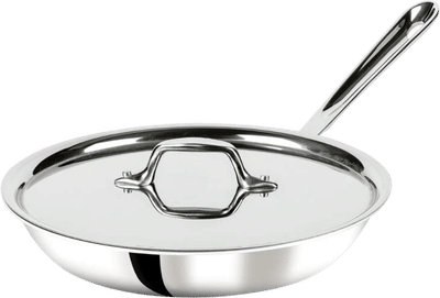 D3 Stainless 3-Ply Bonded Fry Pan with Lid (10 inch)