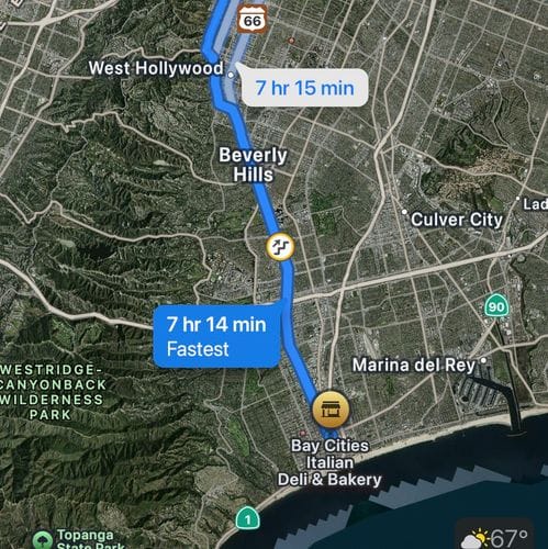walking from Silverlake to Santa Monica