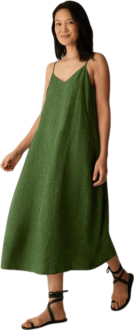 Easy Fit, Full Length Linen Dress