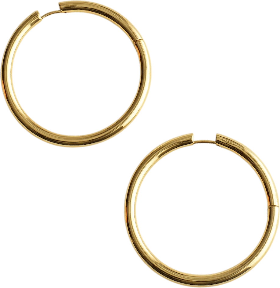 Chunky Large Hoop Earrings
