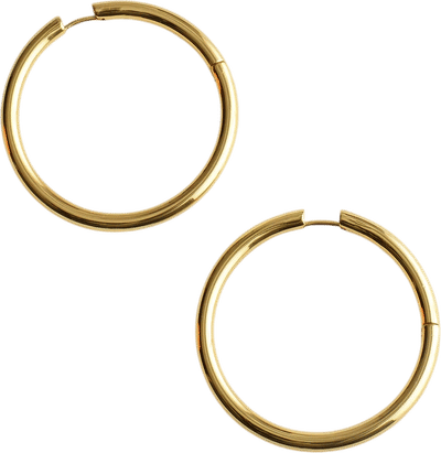 Chunky Large Hoop Earrings