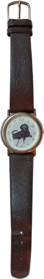 Vintage Dachshund Timepiece