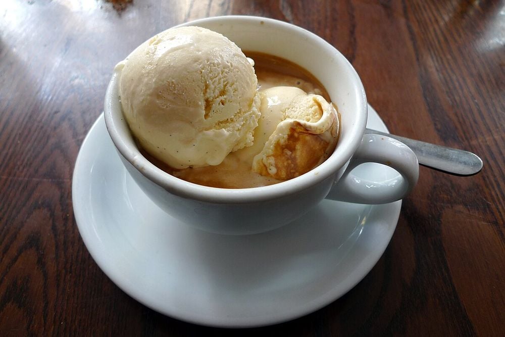 A cheeky evening affogato