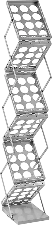 Tradeshow Literature Rack - Silver