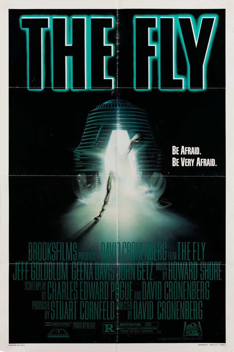 The Fly (1986) One Sheet
