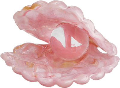 Glass Shell Decor