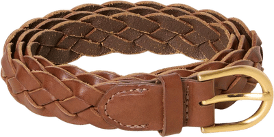 Downtown Braided Leather Belt