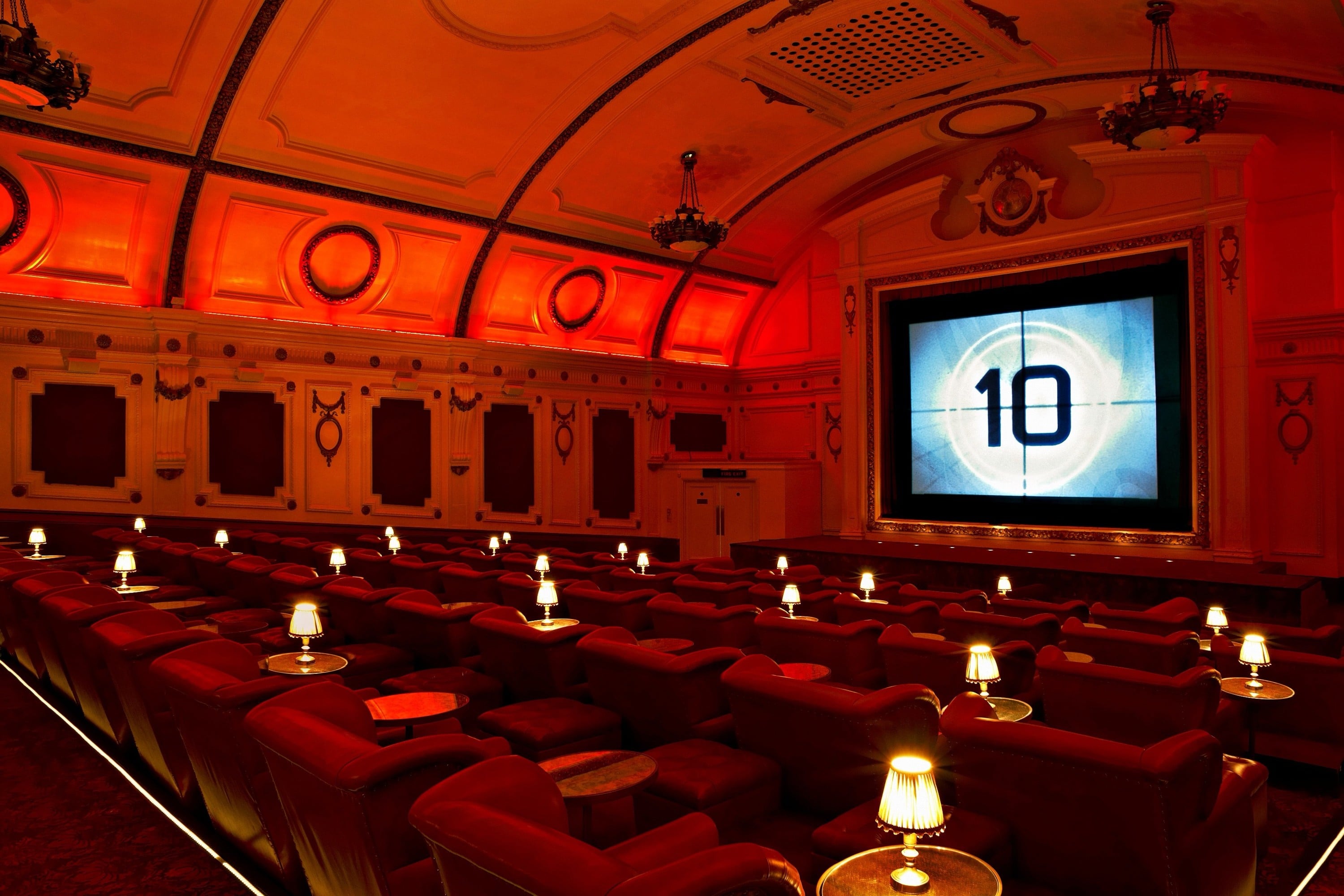Weekday cinema for one.
