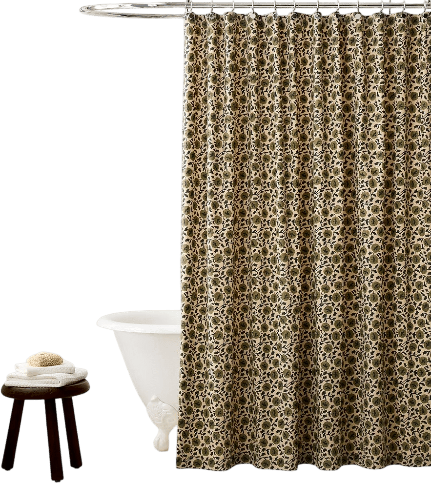 Laney Floral Shower Curtain