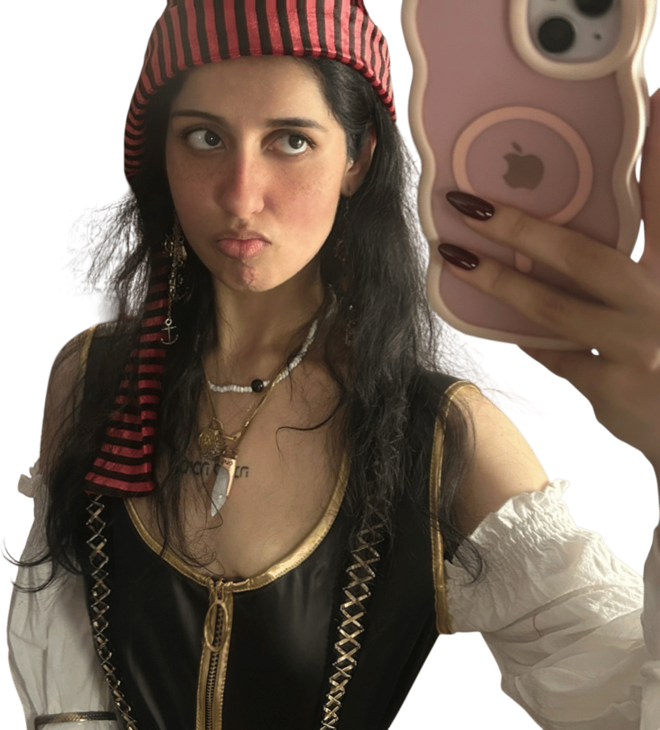 casually stroll into a coffee shop dressed like jack sparrow because you have free will