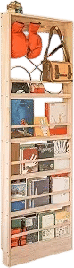 Slim Wall-Mounted Bookshelf