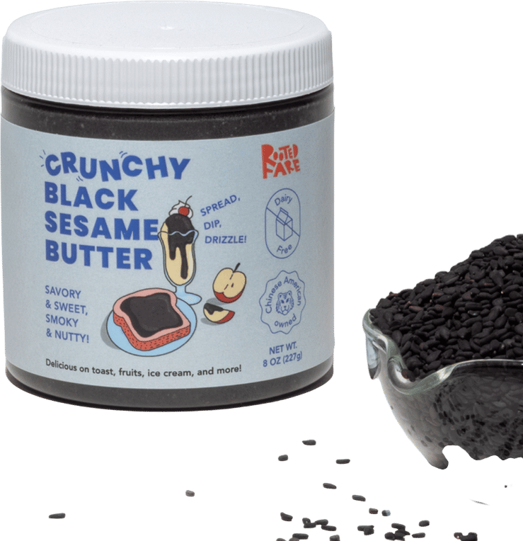 Crunchy Black Sesame Butter (Rooted Fare)