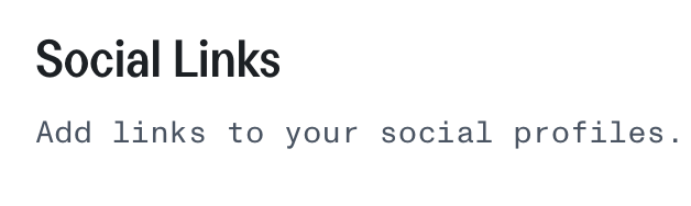 Social Links for Letterboxd, Spotify, etc on Rec League?!