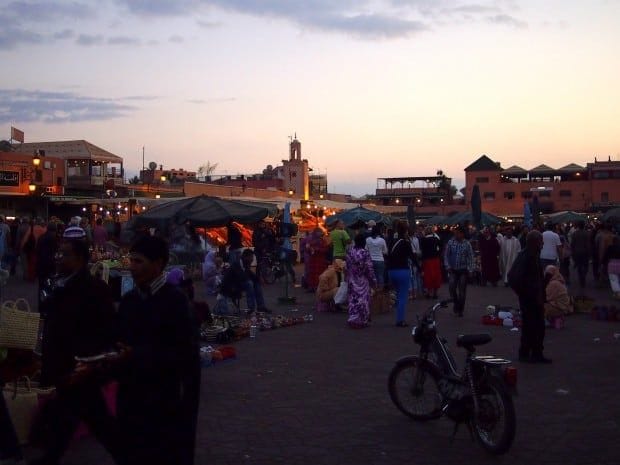 Orange juice in the souks
