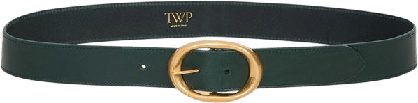 Wide Belt in Leather