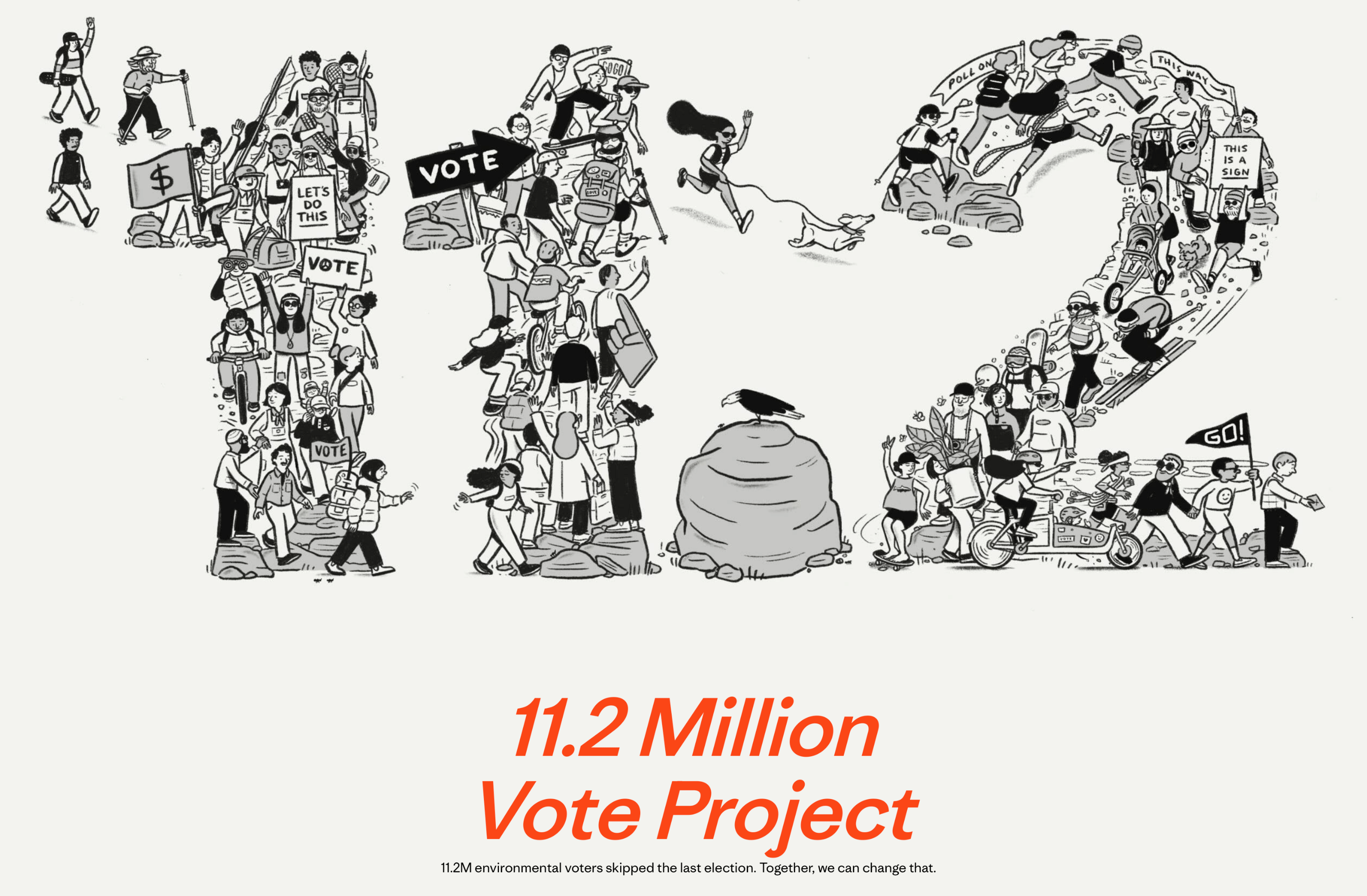 Sign up for Patagonia's 11.2 Vote project + get money